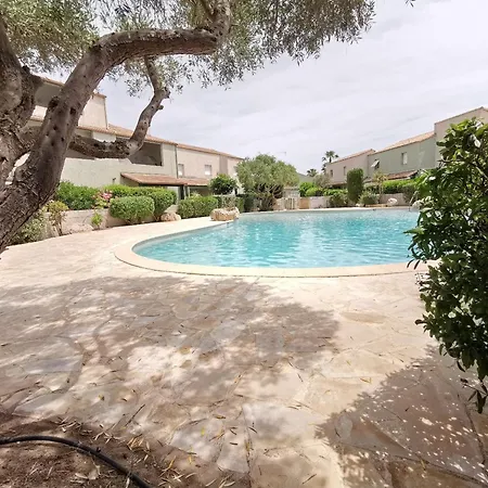 Pavillon 7 Pers Avec Piscine, Clim, Parking A - Fr-1-781-76 Valras-Plage
